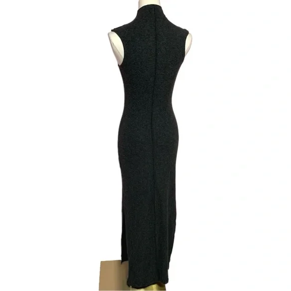 VTG Y2K Forever 21 Dark Grey Sleeveless Maxi Dress - Picture 3 of 6